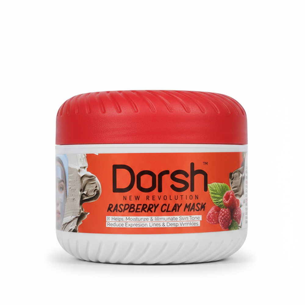 Маска за лице с глина DORSH CLAY MASK raspberry 400g Маска за лице с глина DORSH CLAY MASK raspberry 400g