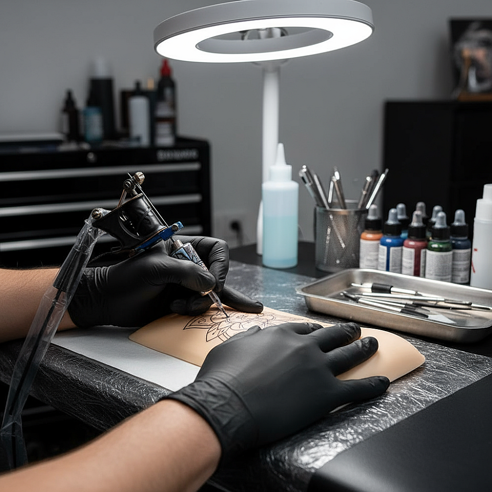 Винилови ръкавици - 100 бр