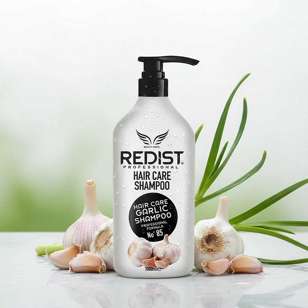 REDIST PROFESSIONAL HAIR CARE GARLIC SHAMPOO Шампоан против косопад с чесън 1000мл. REDIST PROFESSIONAL HAIR CARE GARLIC SHAMPOO Шампоан против косопад с чесън 1000мл.