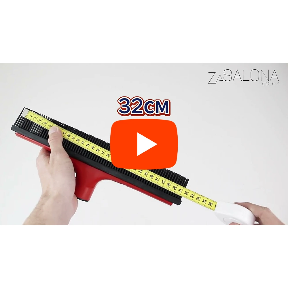 Силиконова / Гъвкава метла 02420 - червена