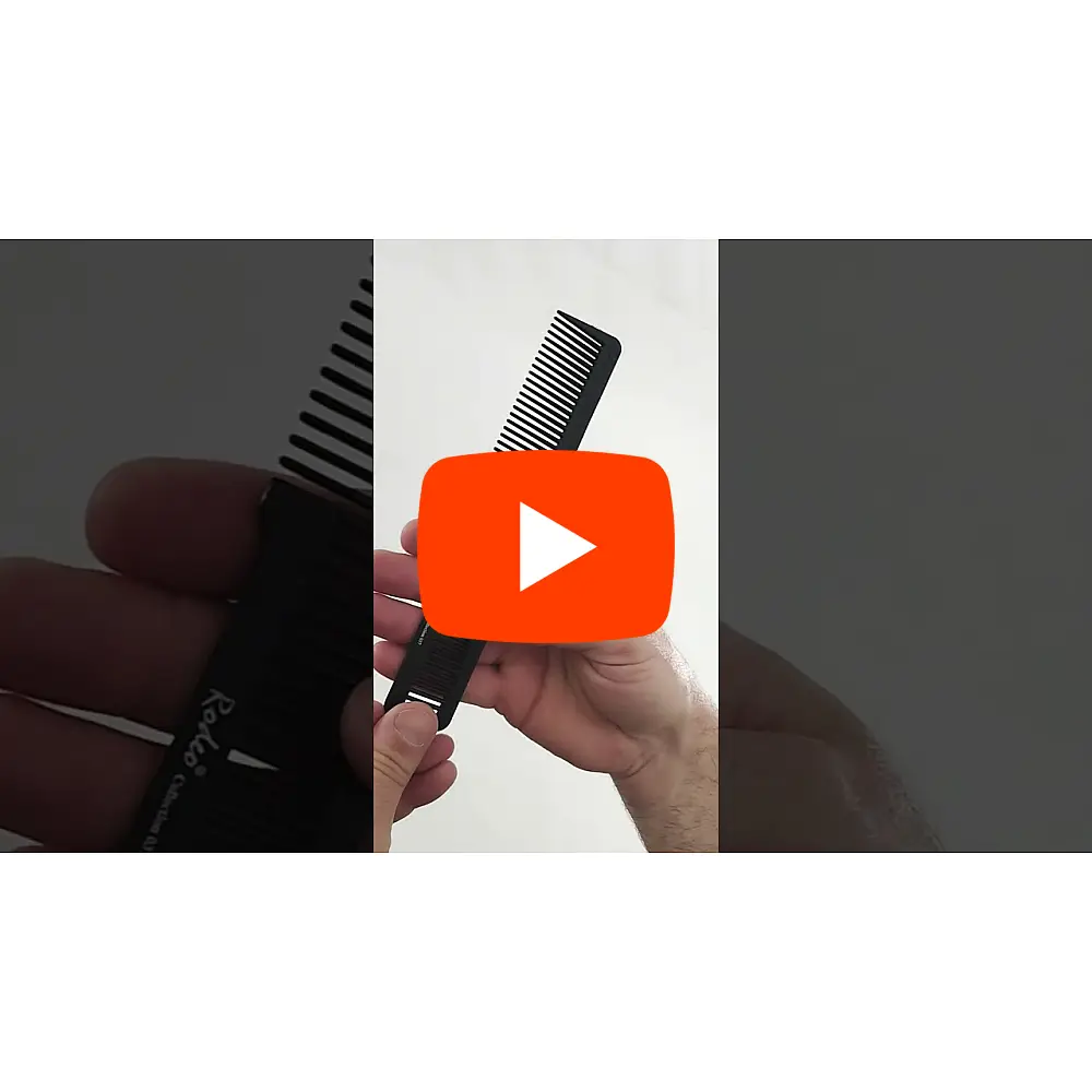 Фризьорски карбонов гребен RODEO professional Comb 037