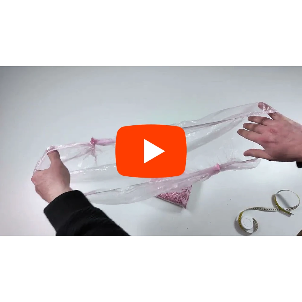 Найлон за педикюрна вана 50 броя светлоРОЗОВИ