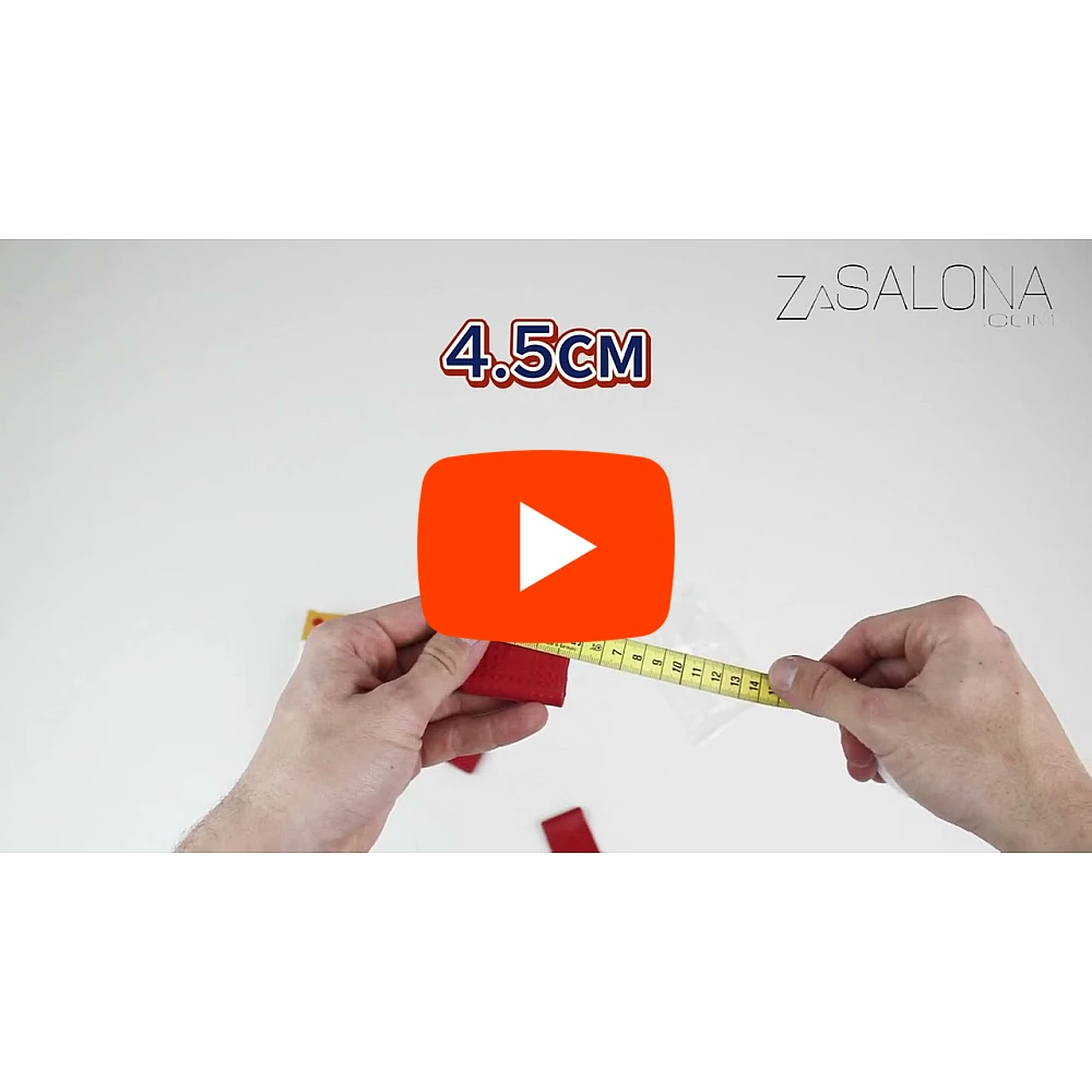 Комплект 3бр Червен ластик за машинка