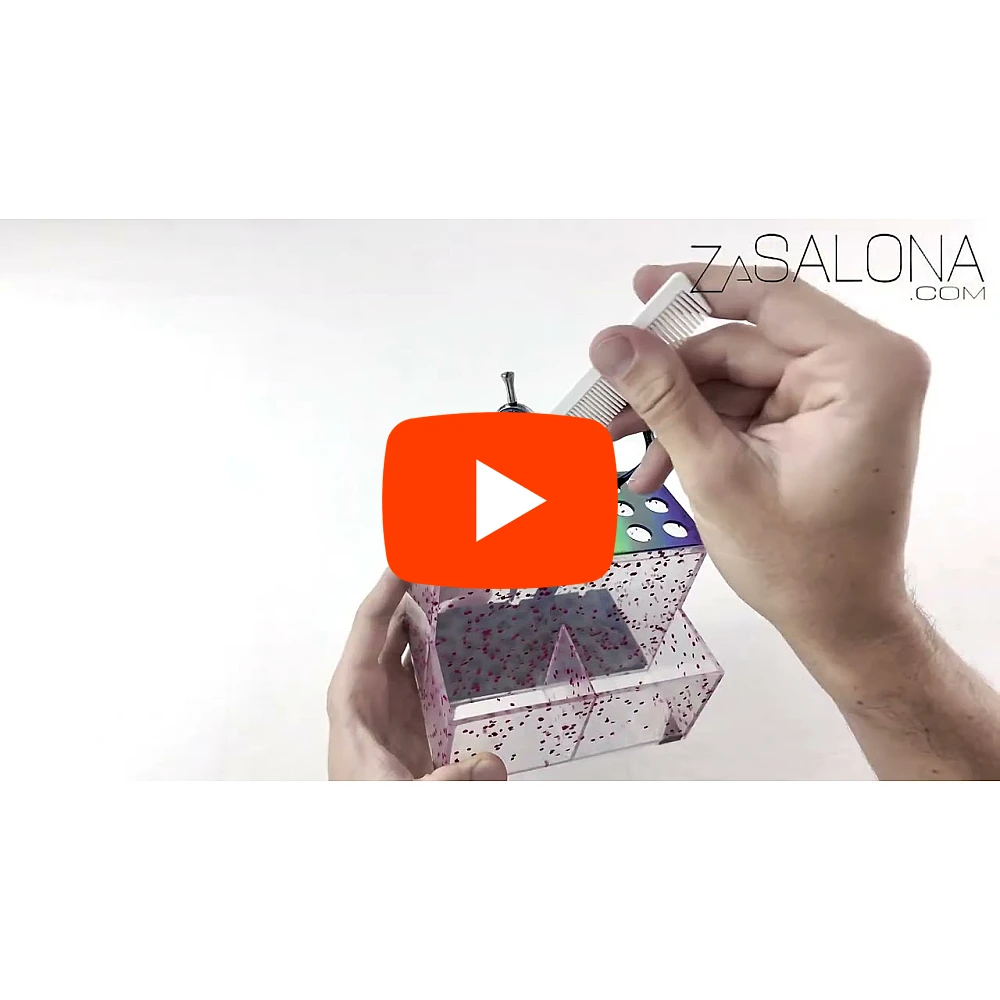 Органайзер за ножици и фризьорски аксесоари SN007-червен