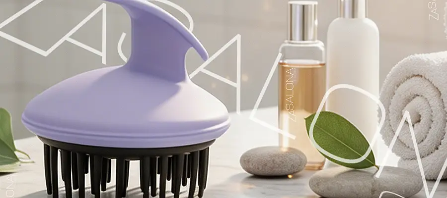 Силиконов гребен масажор - здрава коса и скалп