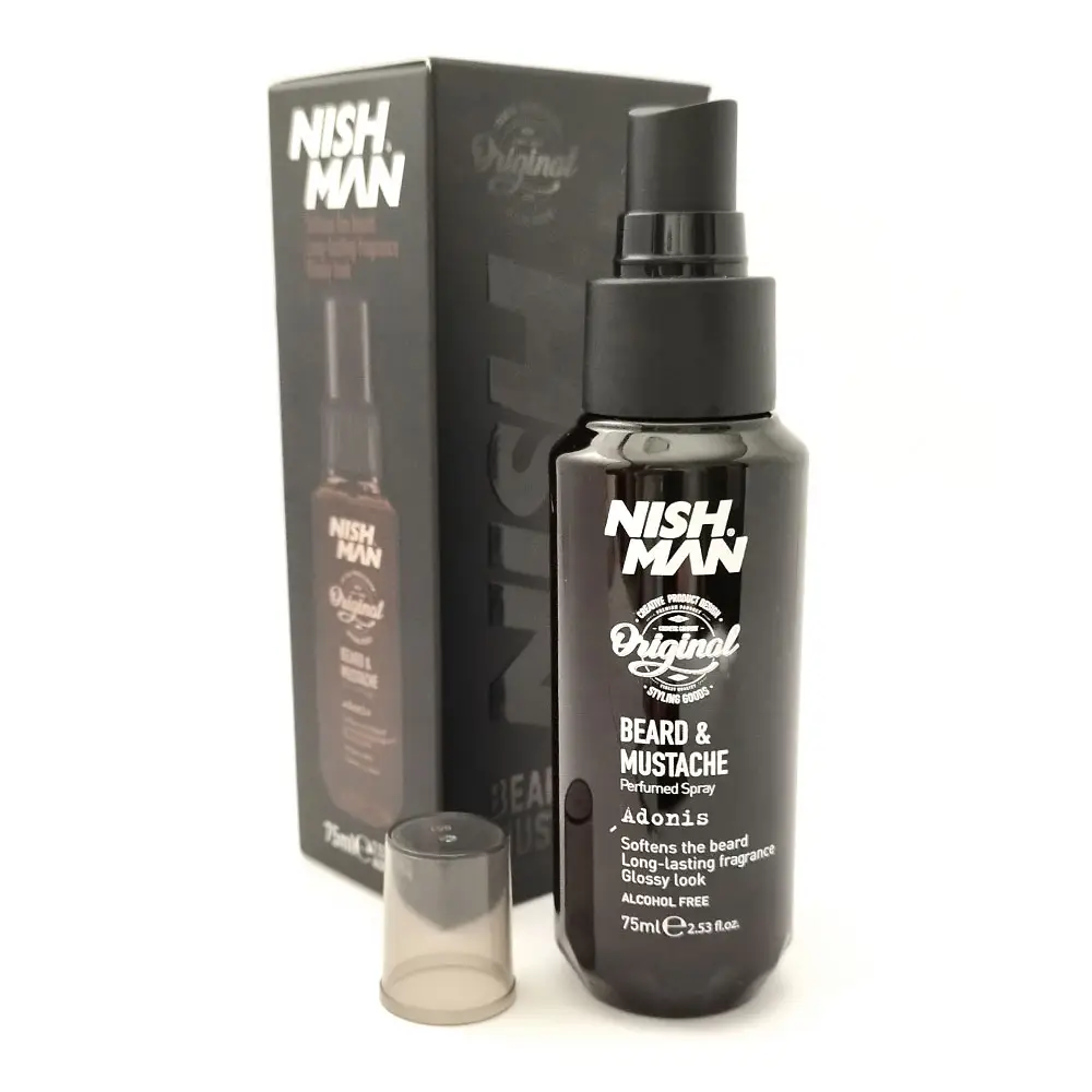Премиум парфюмиран спрей Nishman Beard & Mustache Perfumed Spray Adonis 75 ml Премиум парфюмиран спрей Nishman Beard & Mustache Perfumed Spray Adonis 75 ml