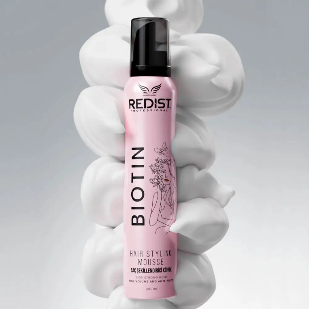 Стилизираща пяна за оформяне REDIST professional BIOTIN hair styling Mousse 200ml Стилизираща пяна за оформяне REDIST professional BIOTIN hair styling Mousse 200ml