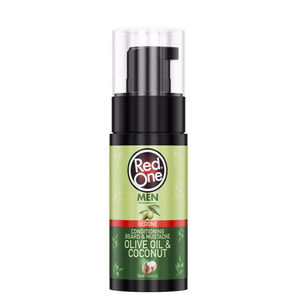 Олио за брада и мустаци RedOne Conditioning Beard & Mustache Olive Oil & Coconut - 50ml