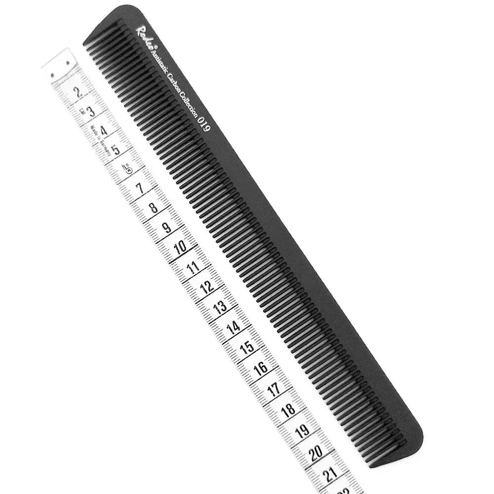 Фризьорски карбонов гребен RODEO professional Comb 019 Фризьорски карбонов гребен RODEO professional Comb 019