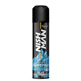 Временна спрей боя за коса 150мл NISHMAN unisex hair spray BLUE