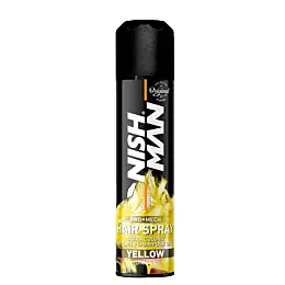 Временна спрей боя за коса 150мл NISHMAN unisex hair spray YELLOW
