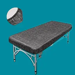 Чаршаф с цял ластик Черен - 80 х 220