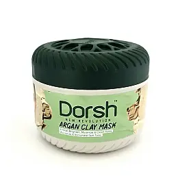 Маска за лице с глина и Арган DORSH CLAY MASK – ARGAN DEEPLY CLEANSES & PURIFIES 400 G