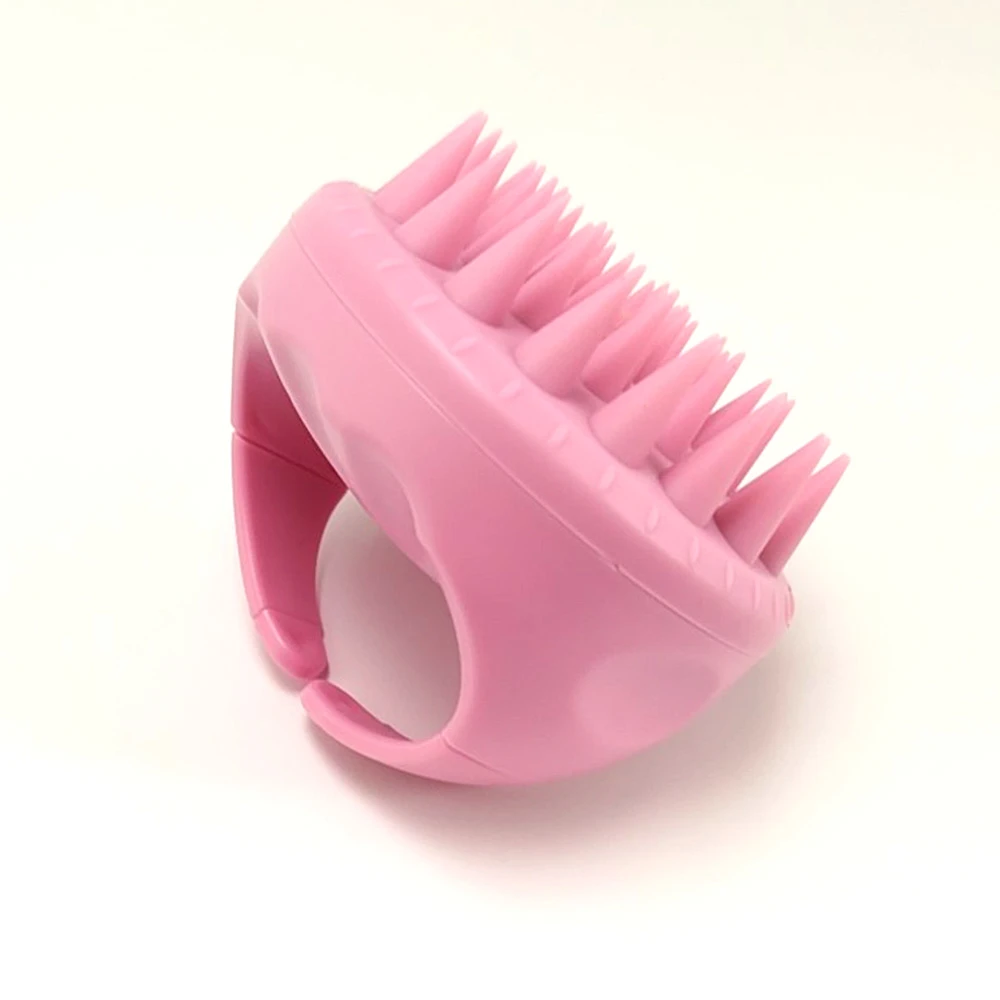 Силиконов гребен масажор 8-розов