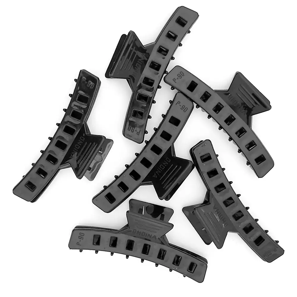 Фризьорски клипс тип щъркел EUROstil 6 броя