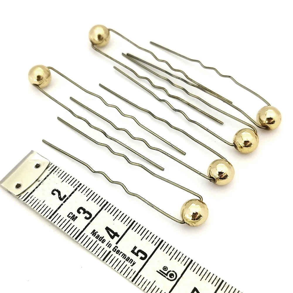 Професионални фризьорски фуркети с топче 6 броя