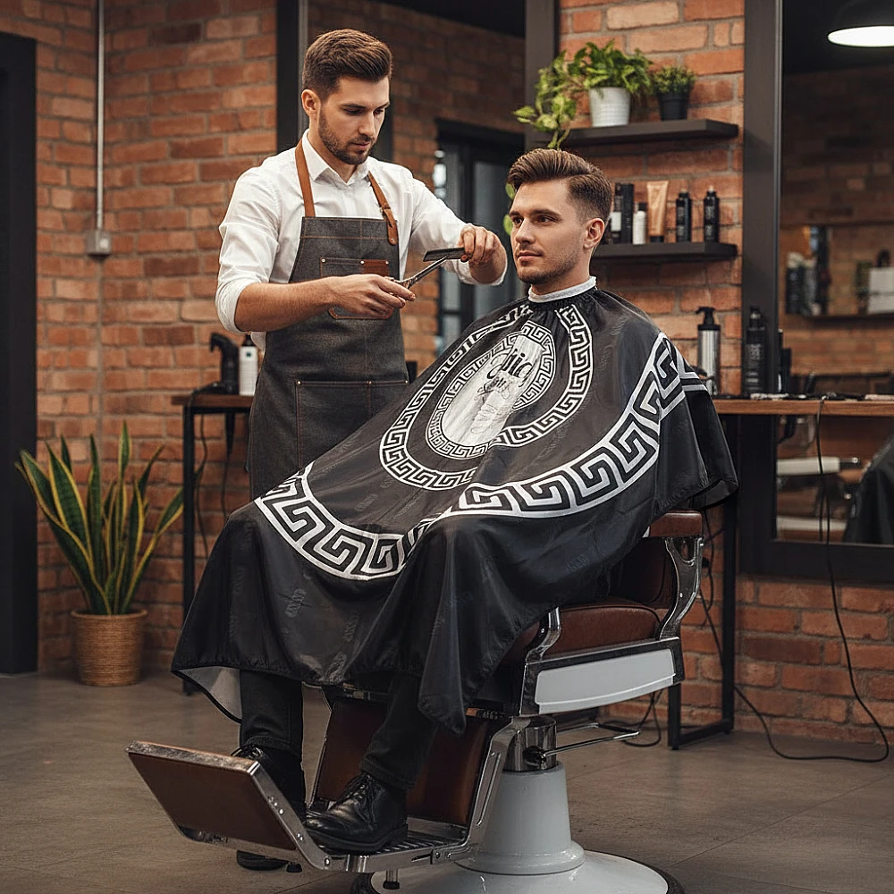 Фризьорска пелерина за подстригване SHEMANO