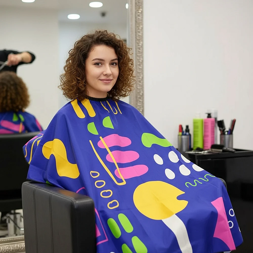 Фризьорска пелерина за подстригване LUX