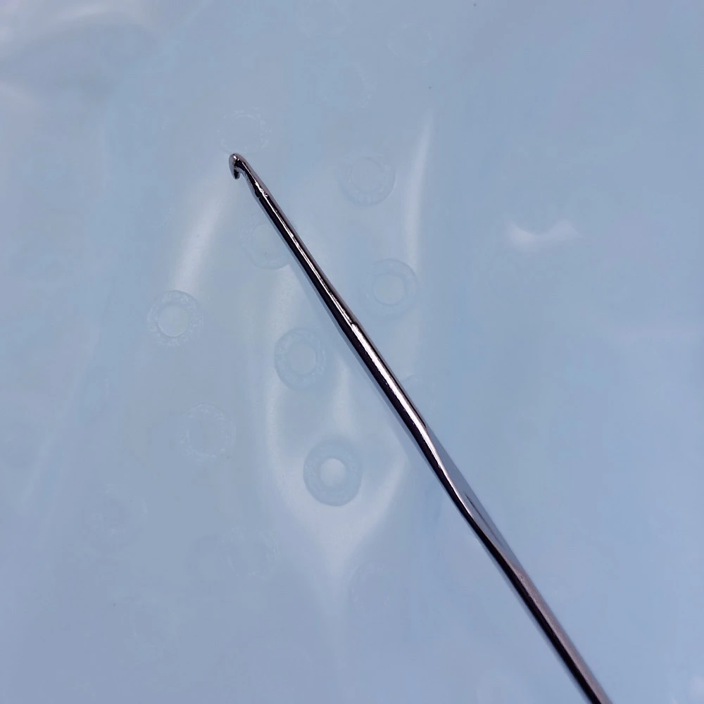 Синя силиконова шапка за кичури