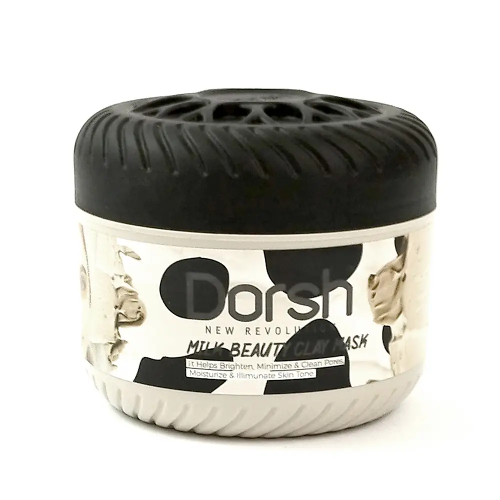 Маска за лице с глина DORSH CLAY MASK milk beauty 400g