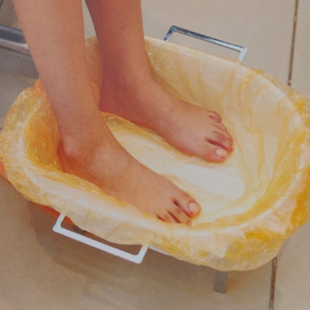 Найлон за педикюрна вана 50 броя Зелени