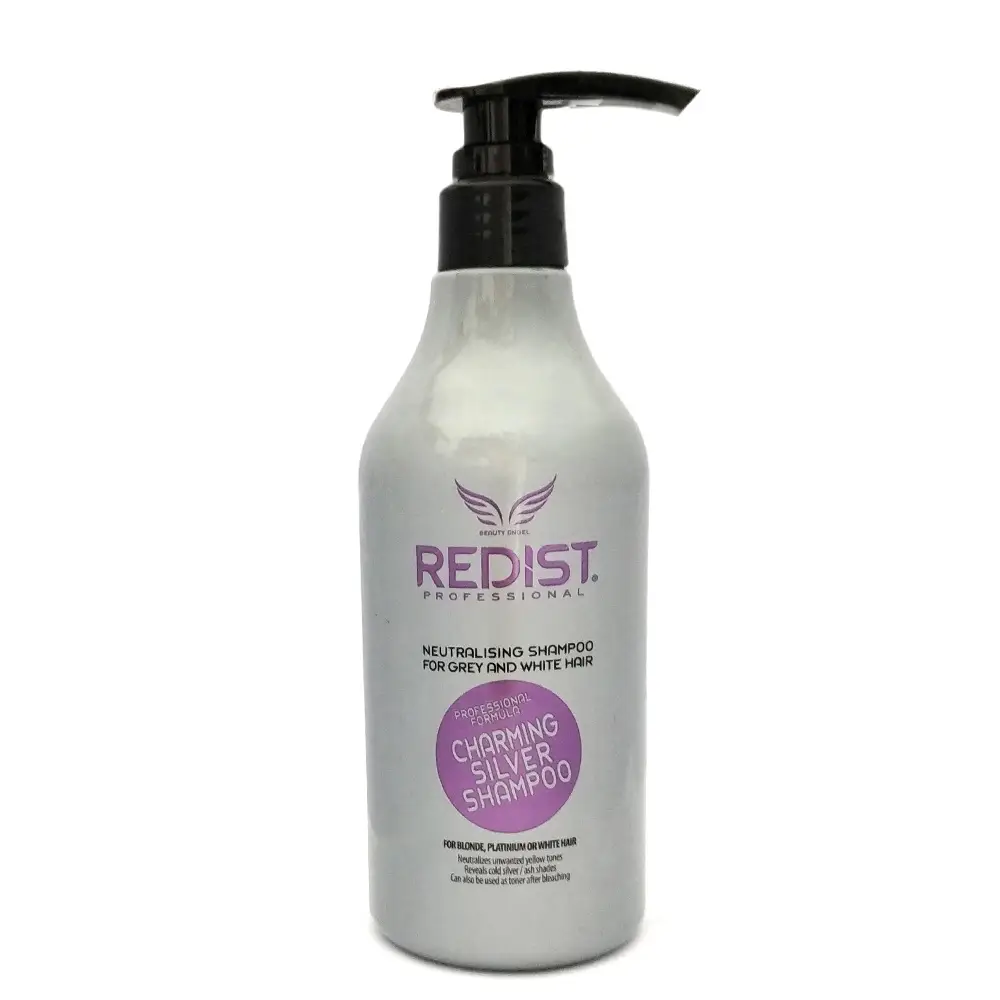 Сребърен шампоан за руса коса против жълти оттенъци Redist Professional Charming Silver Shampoo Сребърен шампоан за руса коса против жълти оттенъци Redist Professional Charming Silver Shampoo