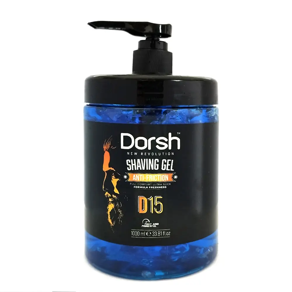 Професионален гел за бръснене DORSH ANTI-FRICTION SHAVING GEL D15 1000 ML