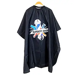 Фризьорска пелерина за подстригване BARBER SHOP