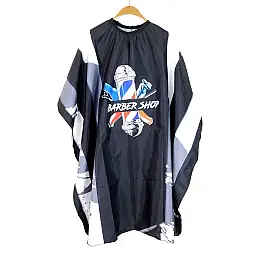 Фризьорска пелерина за подстригване BARBER SHOP