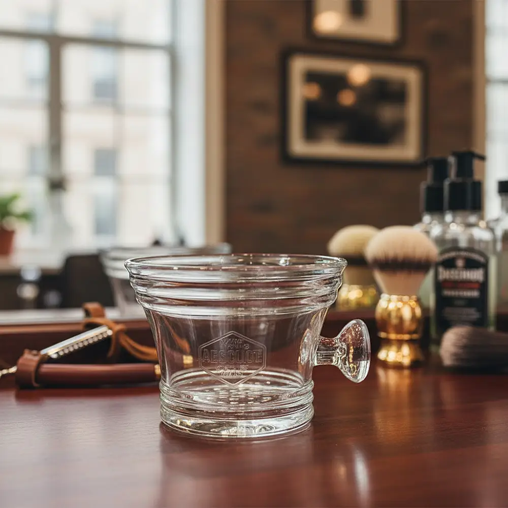 Купичка за бръснене G-252-прозрачна