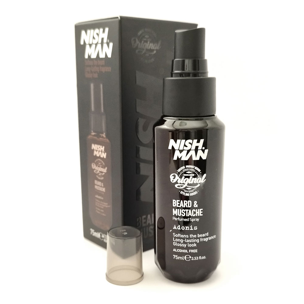 Премиум парфюмиран спрей Nishman Beard & Mustache Perfumed Spray Adonis 75 ml NISHMAN € 12.70 Премиум парфюмиран спрей Nishman Beard & Mustache Perfumed Spray Adonis 75 ml NISHMAN € 12.70