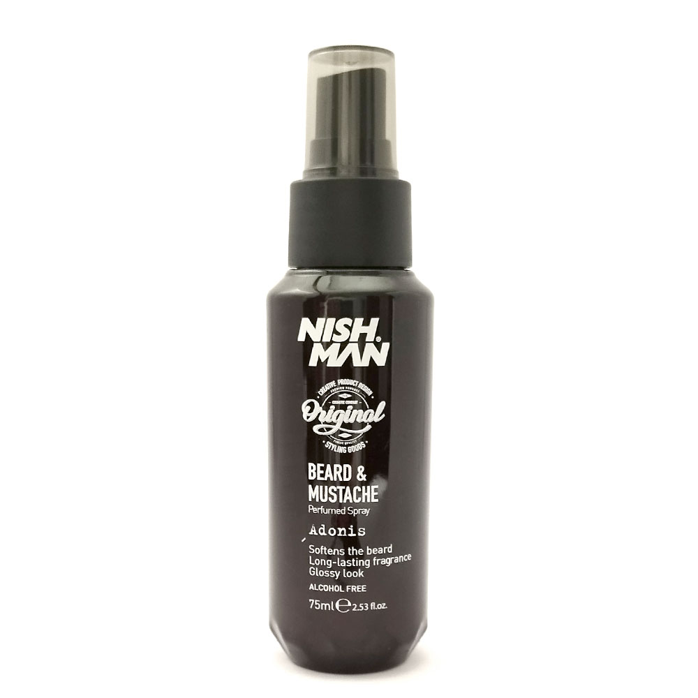 Премиум парфюмиран спрей Nishman Beard & Mustache Perfumed Spray Adonis 75 ml NISHMAN € 12.70 Премиум парфюмиран спрей Nishman Beard & Mustache Perfumed Spray Adonis 75 ml NISHMAN € 12.70