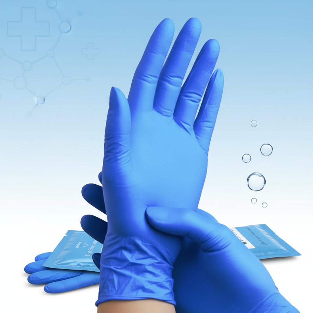 Нитрилови ръкавици - 100 бр - Сини ZaSalona 10.00 лв. (€ 5.11)