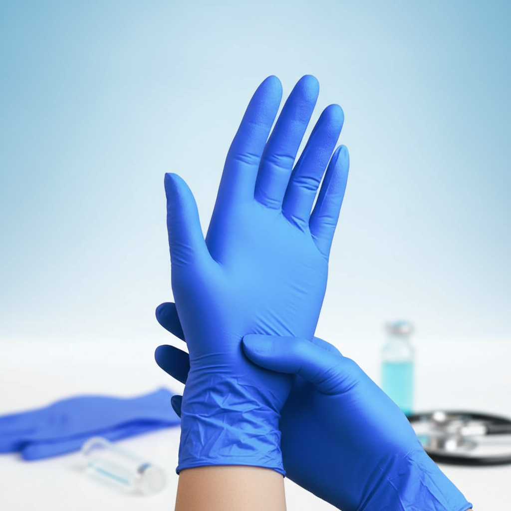 Нитрилови ръкавици - 100 бр - Сини ZaSalona 10.00 лв. (€ 5.11)