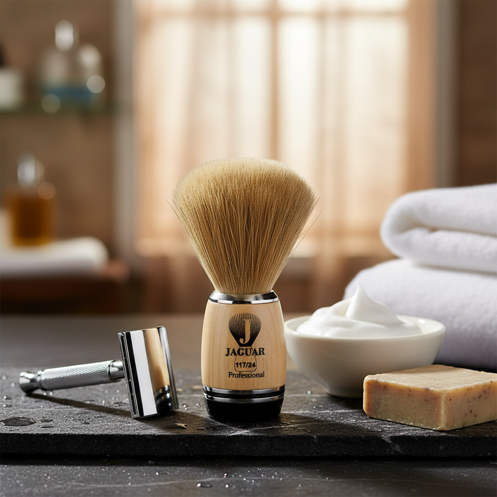 Четка за бръснене с Естествен косъм 117-24 cherna JAGUAR professional 17.80 лв. (€ 9.10)