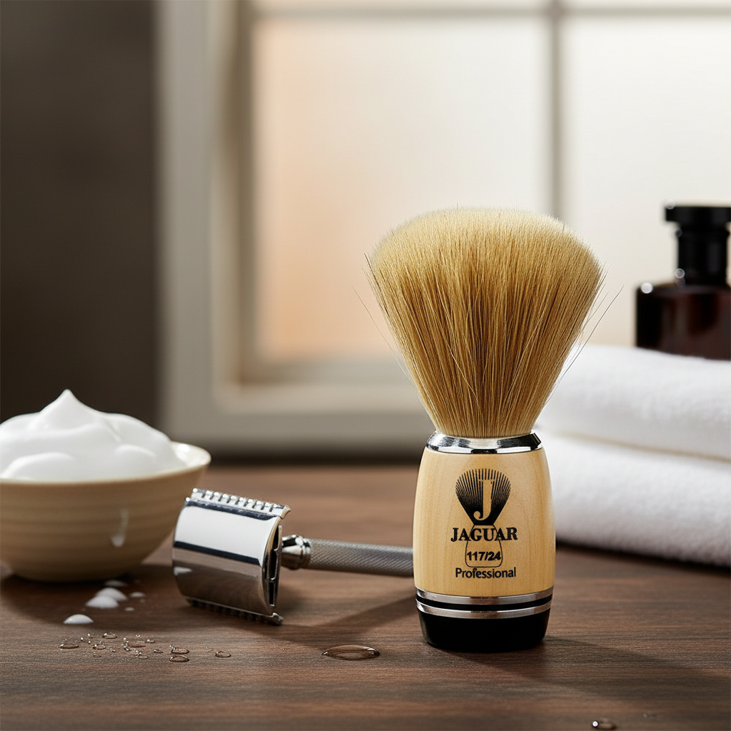 Четка за бръснене с Естествен косъм 117-24 cherna JAGUAR professional 17.80 лв. (€ 9.10)