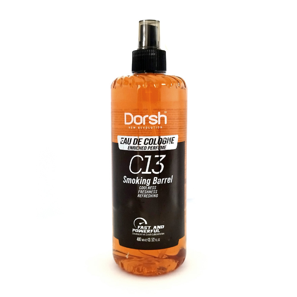 Одеколон DORSH - C13 - EXCLUSIVE BARBER COLOGNE – SMOOKING BARREL 400 ML DORSH 11.20 лв. (€ 5.72)