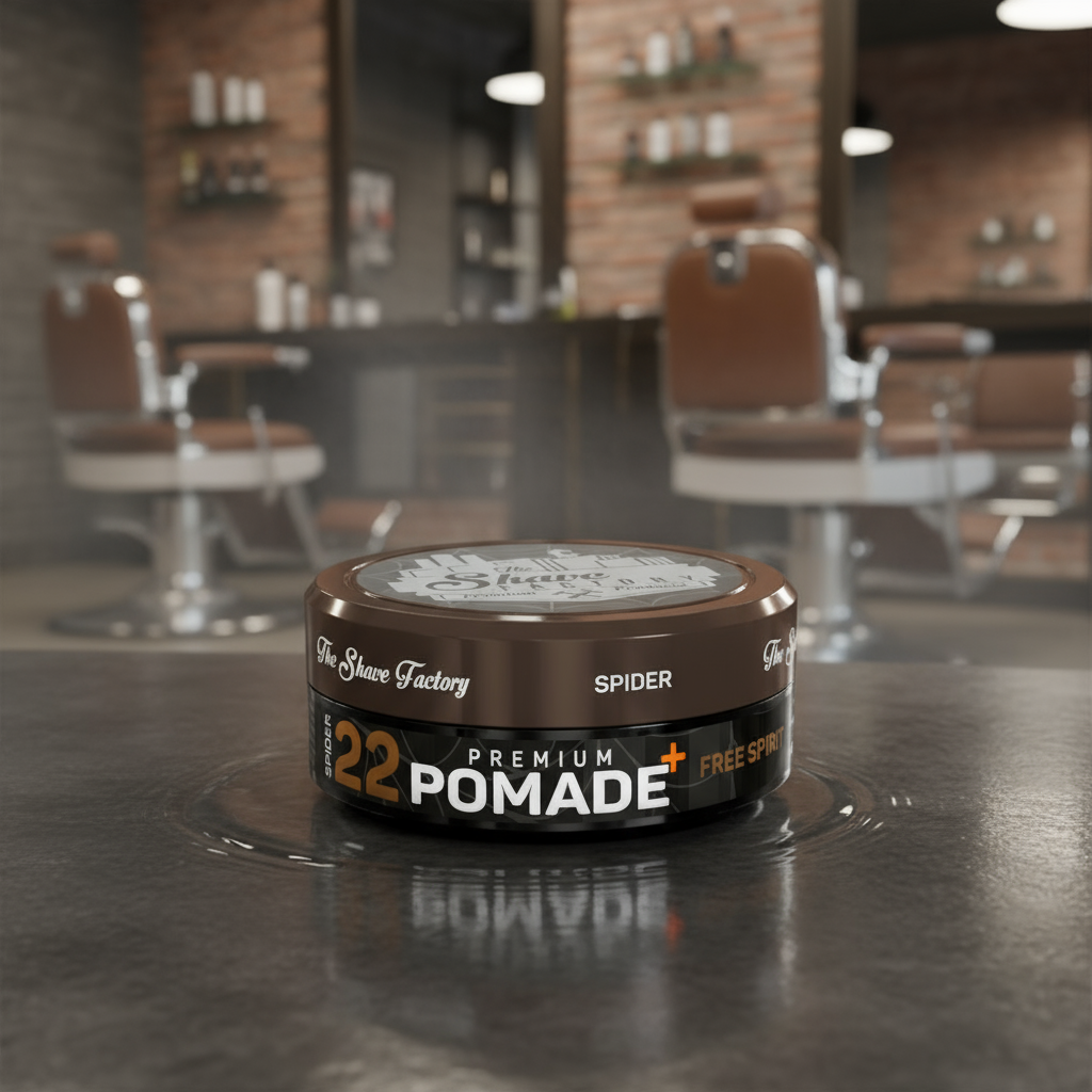 The SHAVE FACTORY premium POMADE 22 /SPIDER - 150ml The Shave Factory 12.80 лв. (€ 6.54) The SHAVE FACTORY premium POMADE 22 /SPIDER - 150ml The Shave Factory 12.80 лв. (€ 6.54)