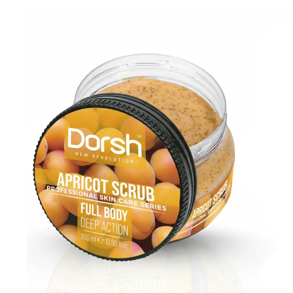 Плодов Пилинг Dorsh Apricot Scrub 300мл DORSH 11.20 лв. (€ 5.72)