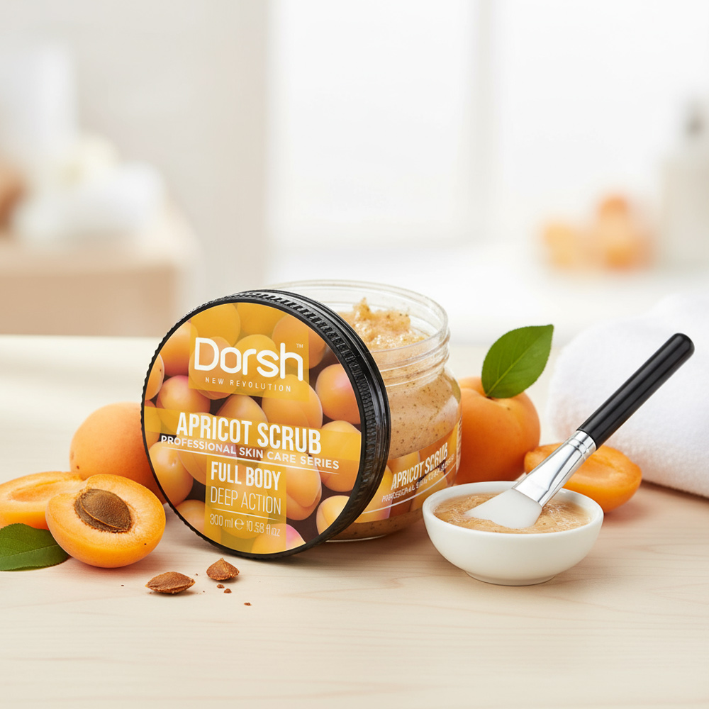 Плодов Пилинг Dorsh Apricot Scrub 300мл DORSH 11.20 лв. (€ 5.72)