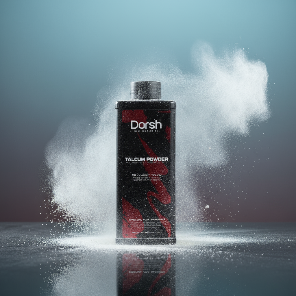 Талк пудра DORSH TALCUM POWDER for barbers 500gr DORSH 13.50 лв. (€ 6.90)