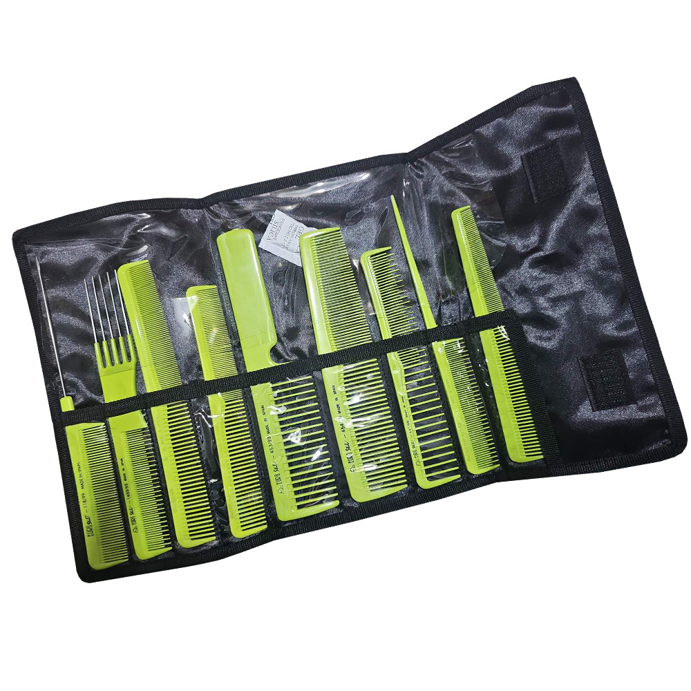 Комплект от 9 професионални Гребена в удобен калъф EUROstil EUROstil 36.00 лв. (€ 18.40)