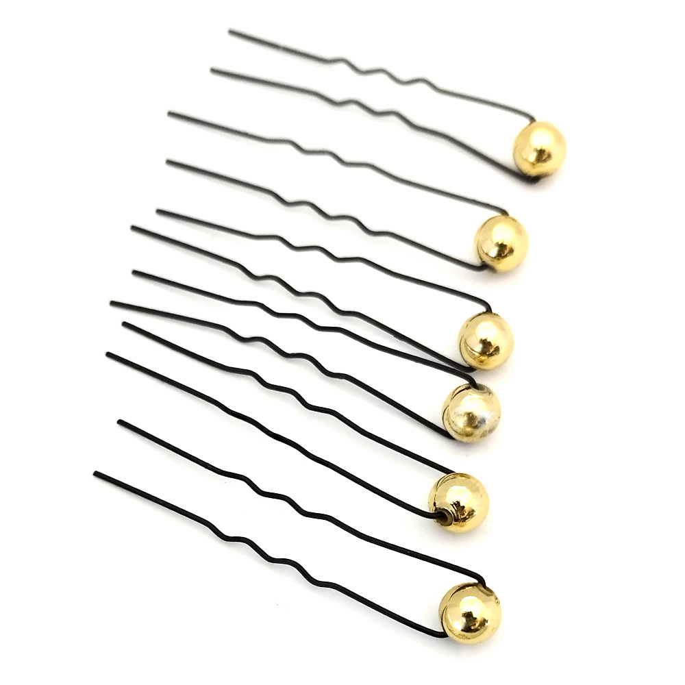 Професионални фризьорски фуркети с топче 6 броя ZaSalona 3.70 лв. (€ 1.89)