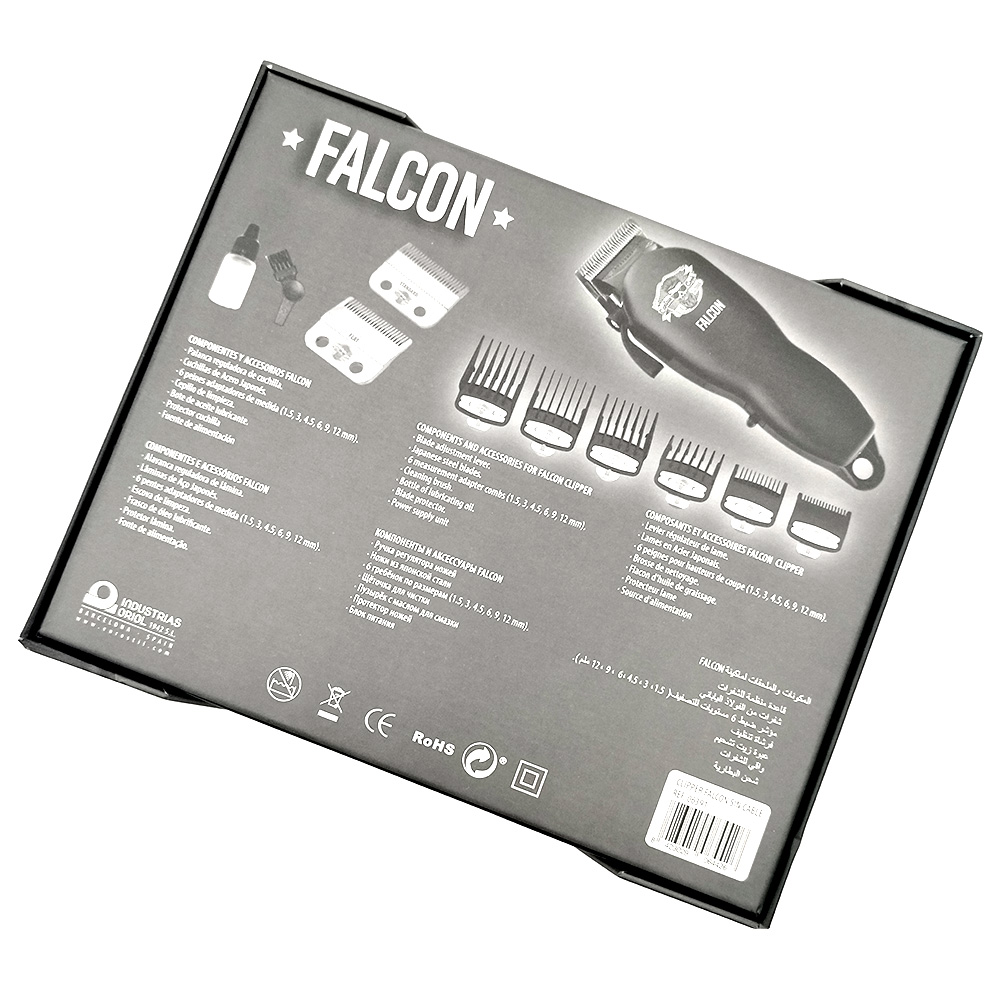 Професионална машинка за подстригване с 6 приставки FALCON Captain Cook 165.00 лв. (€ 84.32)