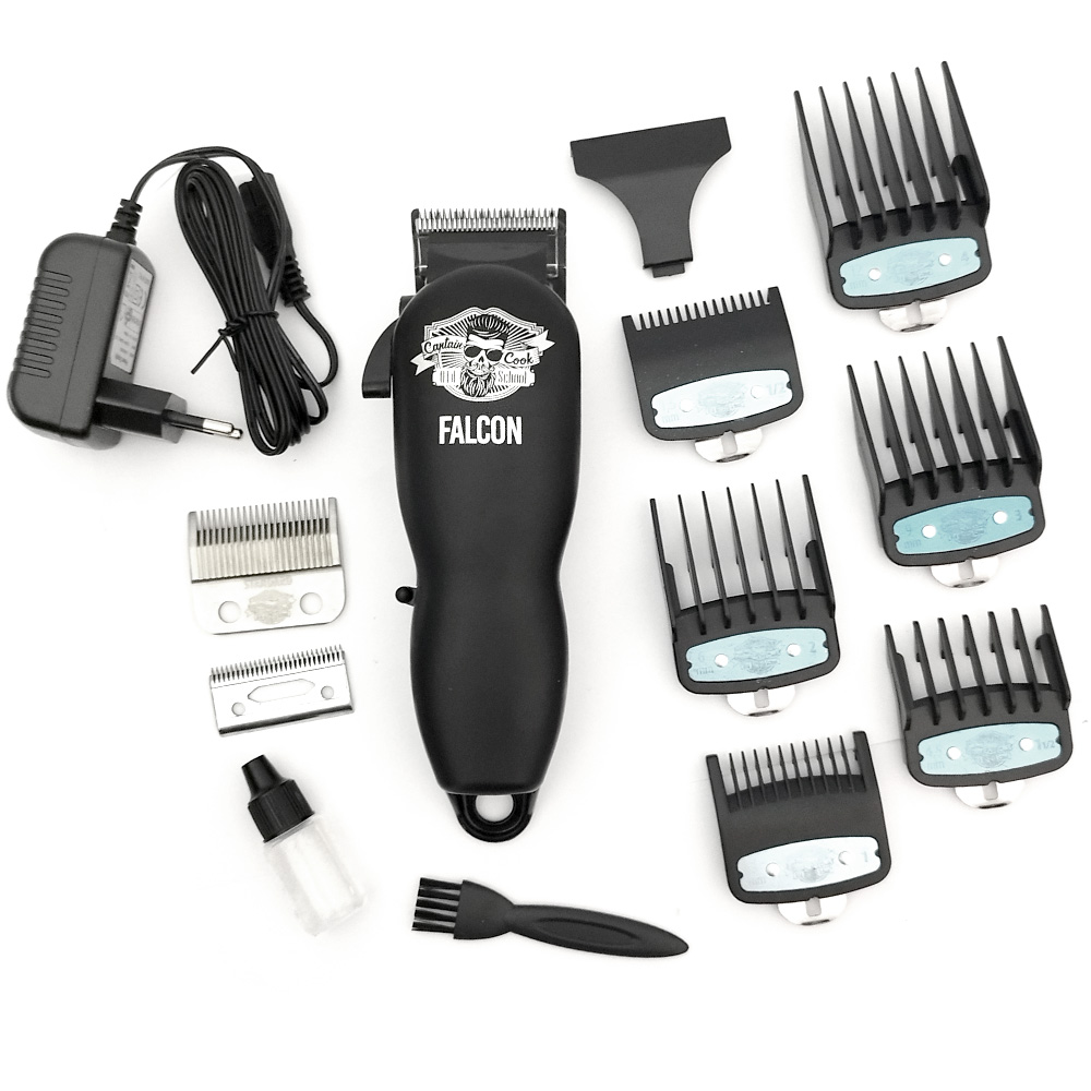 Професионална машинка за подстригване с 6 приставки FALCON
