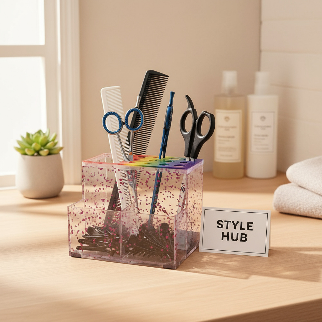 Органайзер за ножици и фризьорски аксесоари SN007-червен ZaSalona 20.00 лв. (€ 10.22)