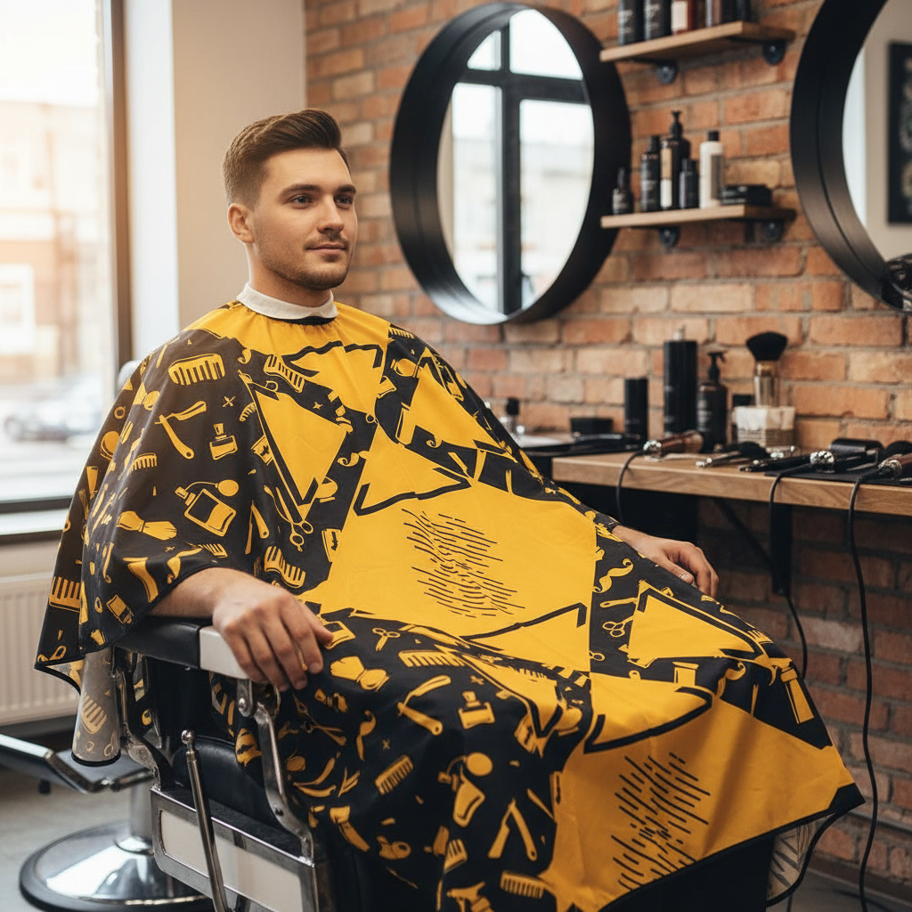 Фризьорска пелерина за подстригване LUX ZaSalona 29.70 лв. (€ 15.18)