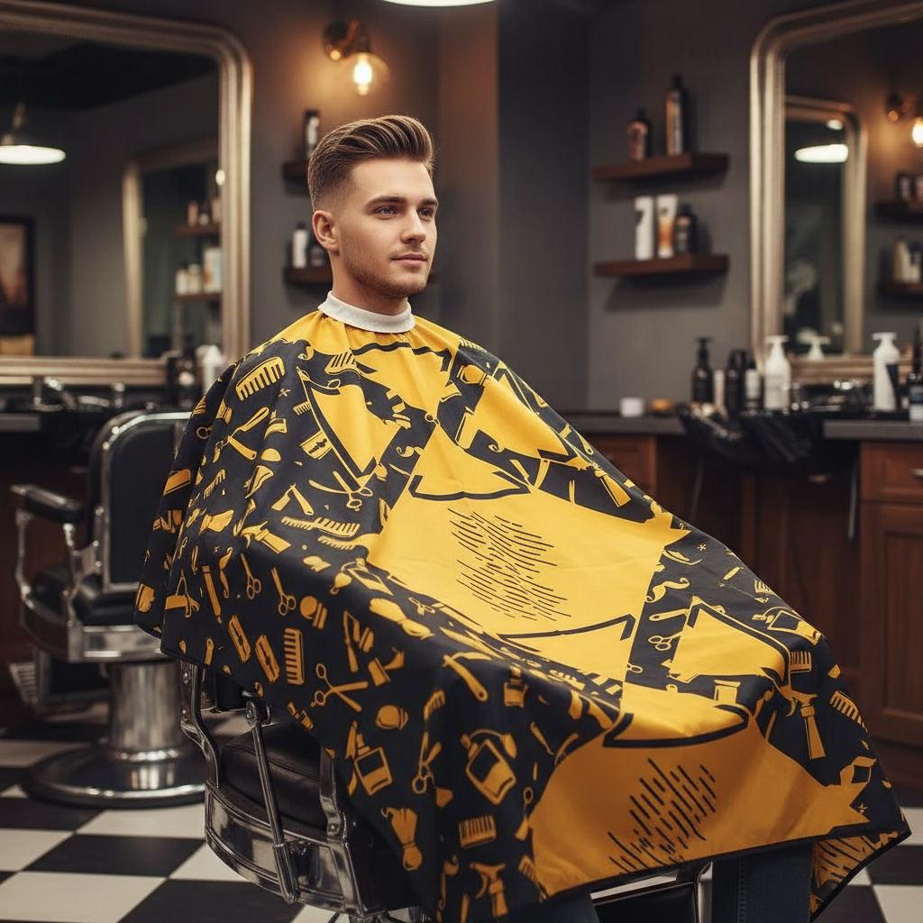 Фризьорска пелерина за подстригване LUX ZaSalona 29.70 лв. (€ 15.18)