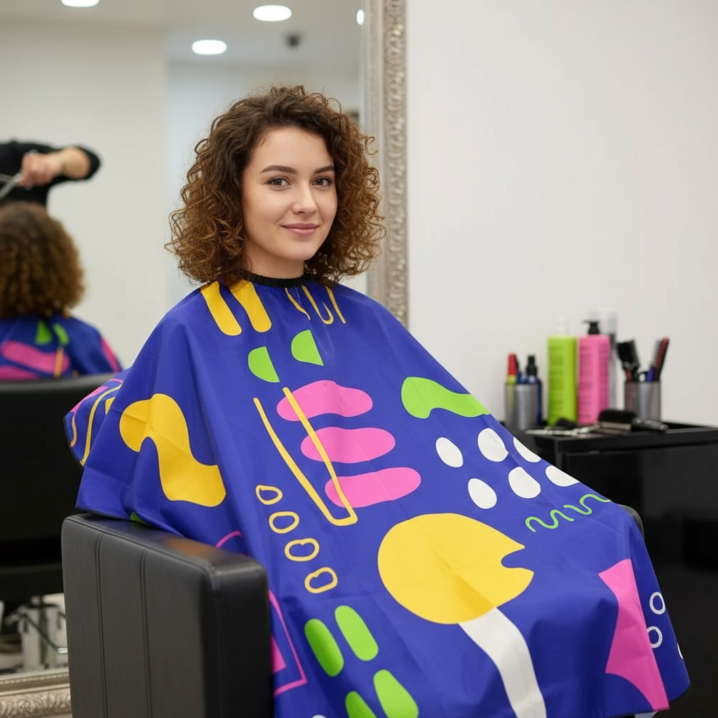 Фризьорска пелерина за подстригване LUX ZaSalona 29.70 лв. (€ 15.18)