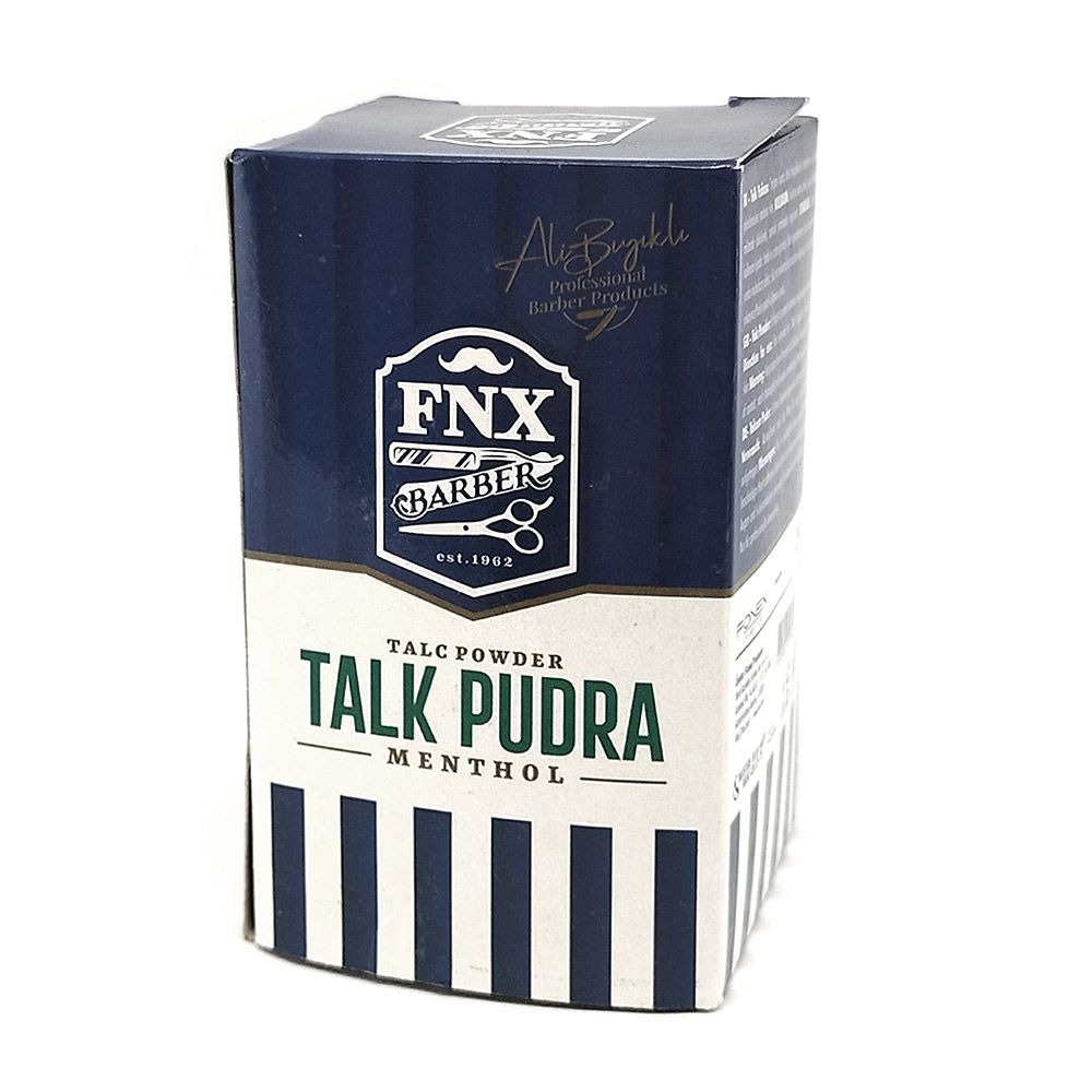 Талк пудра FNX for barbers 250g MENTHOL ZaSalona € 4.50 (8.80 лв.) Талк пудра FNX for barbers 250g MENTHOL ZaSalona € 4.50 (8.80 лв.)